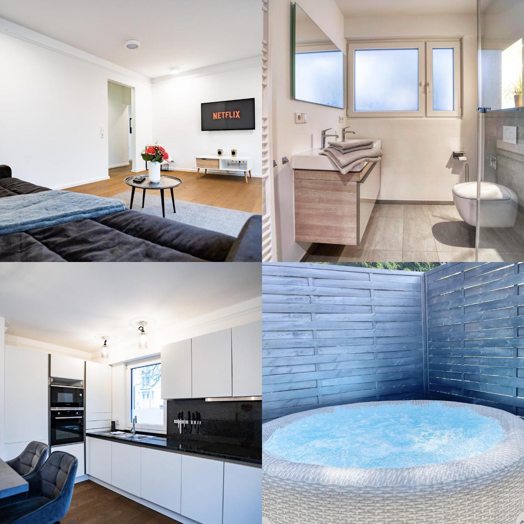 Апартаменти Whirlpool - Zentral - Designloft Mit Xxl Terrasse Вісбаден Екстер'єр фото